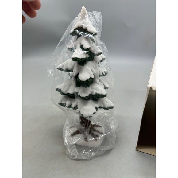 Department 56 Snowy Pine Tree Figurine Used READ - Picture 3 of 10